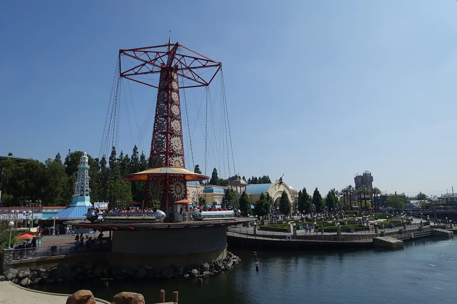 Golden Zephyr area inside Disney California Adventure in Anaheim