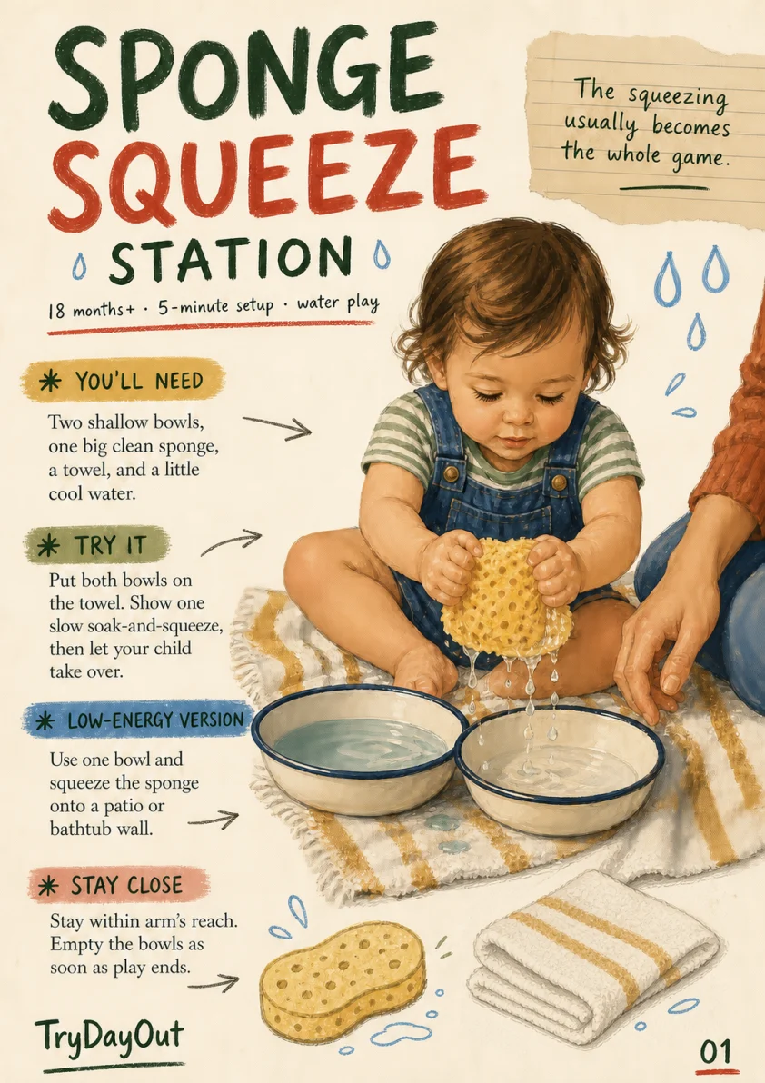 Sponge squeeze activity page preview